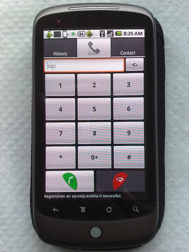 android linphone sip voip app